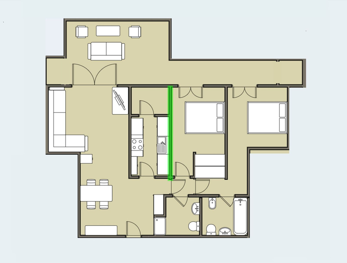 Ground floor apartment for sale in Benalmadena Costa_Torrequebrada_Finca Dona Maria